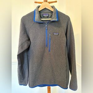 Patagonia Gray and Blue Pullover